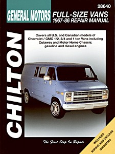 Livre: Chevrolet / GMC Full-size Vans - gasoline and diesel engines (1967-1986) - Chilton Repair Manual