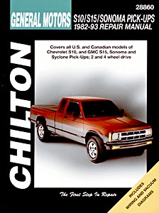 Book: Chevrolet S10 / GMC S15, Sonoma Pick-Ups (1982-1993) - Chilton Repair Manual