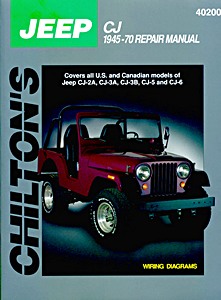 Livre : Jeep CJ (1945-1970) - Chilton Repair Manual