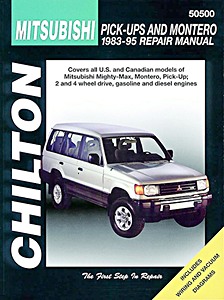 Livre: Mitsubishi Pick-Ups and Montero (1983-1995) - Chilton Repair Manual