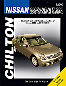 Boek: Nissan 350Z / Infiniti G35 (2003-2008) (USA) - Chilton Repair Manual