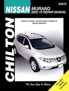 Book: Nissan Murano (2003-2010) (USA) - Chilton Repair Manual
