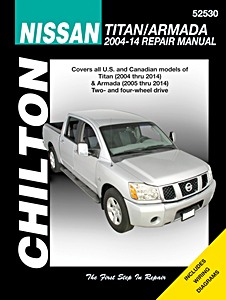 Buch: Nissan Titan (2004-2014) & Armada (2005-2014) (USA) - Chilton Repair Manual