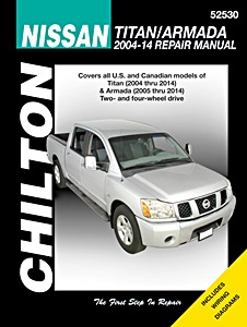 Książka: Nissan Titan (2004-2014) & Armada (2005-2014) (USA) - Chilton Repair Manual