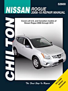 Livre: Nissan Rogue - All models (2008-2015) (USA) - Chilton Repair Manual