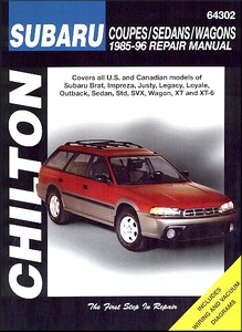 Książka: Subaru Coupes, Sedans, Wagons (1985-1996) (USA) - Chilton Repair Manual