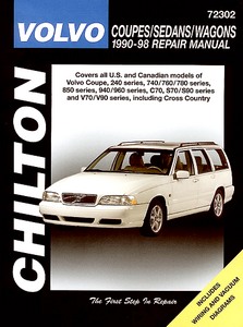 Boek: Volvo Coupes, Sedans, Wagons (1990-1998) (USA) - Chilton Repair Manual