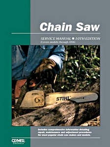 Livre: Chain Saw Service Manual (models through 1998) - Clymer ProSeries Service and Repair Manual
