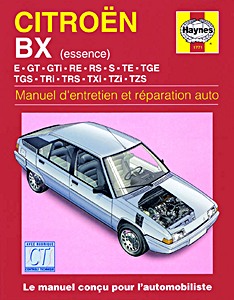 Livre : Citroën BX - essence (1982-1995) - Manuel d'entretien et réparation Haynes