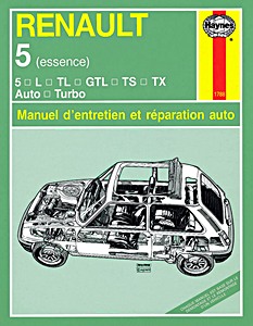 Livre : Renault 5 - essence (1972-1985) - Manuel d'entretien et réparation Haynes