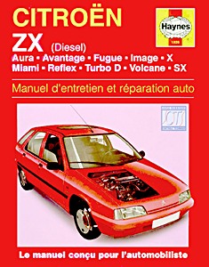 Livre : Citroën ZX - Diesel (1991- 1998) - Manuel d'entretien et réparation Haynes