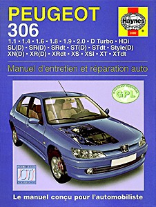 Boek: Peugeot 306 - essence et Diesel (1993-2000) - Manuel d'entretien et réparation Haynes