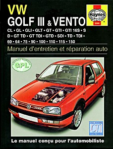 Boek: Volkswagen Golf III & Vento - essence et Diesel (1992-1999) - Manuel d'entretien et réparation Haynes