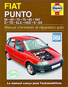 Boek: Fiat Punto - essence et Diesel (1993-1999) - Manuel d'entretien et réparation Haynes