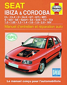 Boek: Seat Ibiza & Cordoba - essence et Diesel (1993-1999) - Manuel d'entretien et réparation Haynes