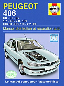 Boek: Peugeot 406 - essence et Diesel (3/1999-2002) - Manuel d'entretien et réparation Haynes