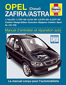 Boek: Opel Astra G Diesel (4/1998-4/2004) & Zafira Diesel (4/1999-4/2004) - Manuel d'entretien et réparation Haynes