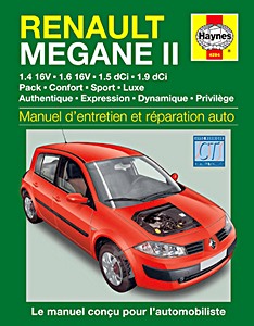 Boek: Renault Mégane II - essence & diesel (2002-2006) - Manuel d'entretien et réparation Haynes