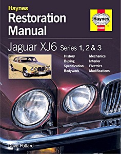 Książka: Jaguar XJ6 Series 1, 2 & 3 (1969-1986) - Haynes Restoration Manual