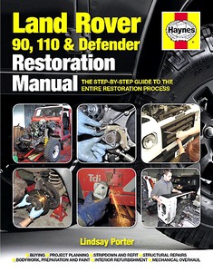 Livre : Land Rover 90, 110 & Defender Restoration Manual - The step-by-step guide to the entire restoration process - Haynes Restoration Manual