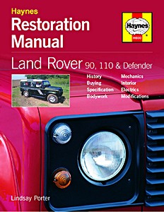 Book: Land Rover 90, 110 and Defender - Haynes Restoration Manual
