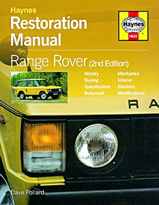 Book: Range Rover (1970-1996) - Haynes Restoration Manual