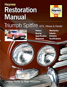 Livre: Triumph Spitfire, GT6, Vitesse & Herald - Haynes Restoration Manual