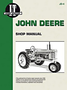 Livre: John Deere Series A, B, D, G, H, M, MT Tractors - Tractor Shop Manual