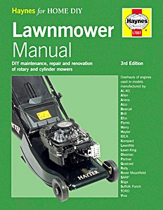 Livre: Lawnmower Manual - DIY maintenance, repair and renovation of rotary and cylinder mowers