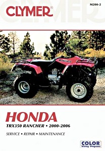 Livre : Honda TRX 350 Rancher (2000-2006) - Clymer ATV Service and Repair Manual