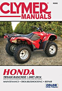 Buch: Honda TRX 420 Rancher (2007-2014) - Clymer ATV Service and Repair Manual