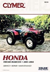 Livre : Honda TRX 500 Rubicon (2001-2004) - Clymer ATV Service and Repair Manual