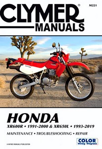 Boek: [M221] Honda XR 600R (91-00) / XR 650L (93-19)