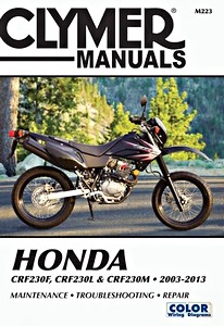 Livre : Honda CRF230F, CRF230L & CRF230M (2003-2013) - Clymer Motorcycle Service and Repair Manual