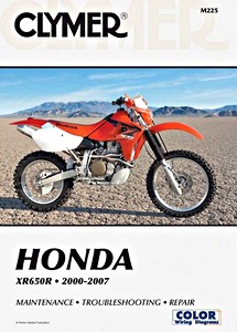 Książka: Honda XR 650R (2000-2007) - Clymer Motorcycle Service and Repair Manual