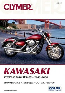 Livre: Kawasaki Vulcan 1600 Series (2003-2008) - Clymer Motorcycle Service and Repair Manual
