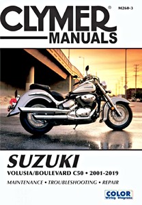 Book: Suzuki Volusia (2001-2004) / Boulevard C50 (2005-2019) - Clymer Motorcycle Service and Repair Manual