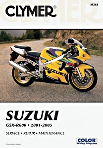 Książka: Suzuki GSX-R 600 (2001-2005) - Clymer Motorcycle Service and Repair Manual