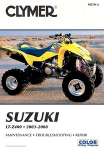 Livre : Suzuki LT-Z 400 (2003-2008) - Clymer ATV Service and Repair Manual