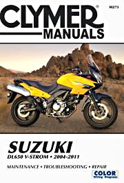 Book: Suzuki DL 650 V-Strom (2004-2011) - Clymer Motorcycle Service and Repair Manual