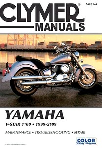 Książka: Yamaha XVS 1100 V-Star (1999-2009) - Clymer Motorcycle Service and Repair Manual