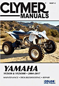 Livre : Yamaha YFZ 450 & YFZ 450R (2004-2017) - Clymer ATV Service and Repair Manual