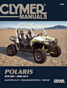 Boek: Polaris RZR 800 (2008-2014) - Clymer ATV Service and Repair Manual