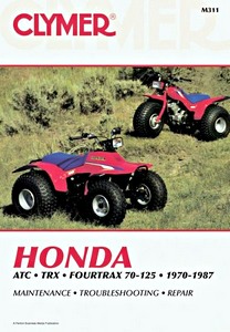 Livre : Honda ATC / TRX / Fourtrax 70-125 (1970-1987) - Clymer ATV Service and Repair Manual