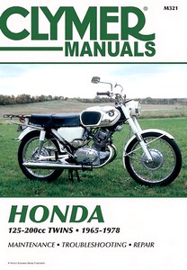 Livre: Honda CA-CB-CD-CL / SL-SS 125 - 200 cc Twins (1965-1978) - Clymer Motorcycle Service and Repair Manual