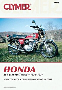 Livre: Honda CB 250-360, CJ 250-360, CL 360 - 250 & 360 cc Twins (1974-1977) - Clymer Motorcycle Service and Repair Manual