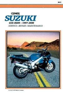 Book: Suzuki GSX-R 600 (1997-2000) - Clymer Motorcycle Service and Repair Manual