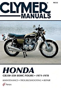 Boek: [M332] Honda 350-550cc SOHC Fours (71-78)