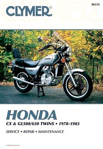 Książka: Honda CX 500 & CX 650 / GL 500 & GL 650 Twins (1978-1983) - Clymer Motorcycle Service and Repair Manual