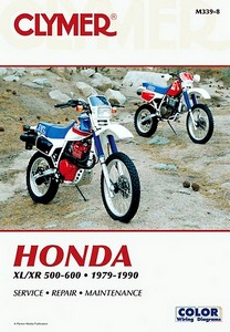 Książka: [M339-8] Honda XL / XR 500 - 600 (1979-1990)
